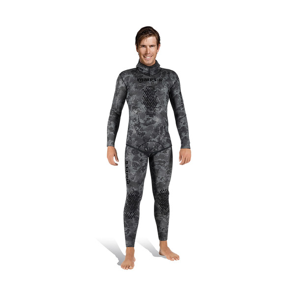 MARES 7 mm TOP & 5mm PANT Explorer Camo Black Spearfishing Wetsuit - Top  and Bottom » Freedive Shop